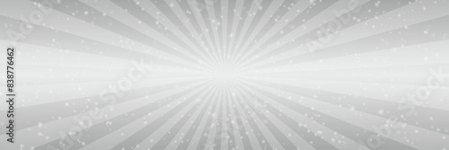 銀色　集中線　横長　シンプル　キラキラ　背景