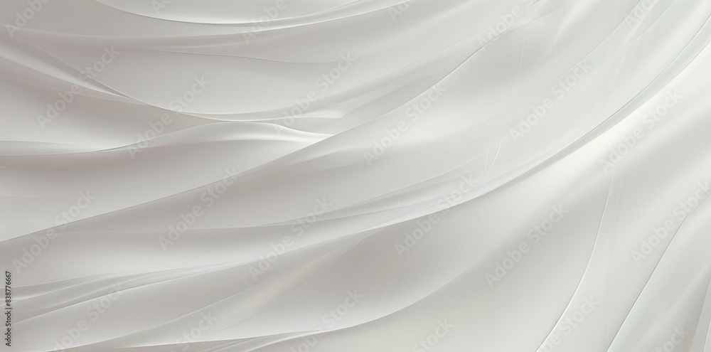 Fototapeta premium transparent paper texture with a lot of folds, featuring a isolated background and a red and green flower in the foreground