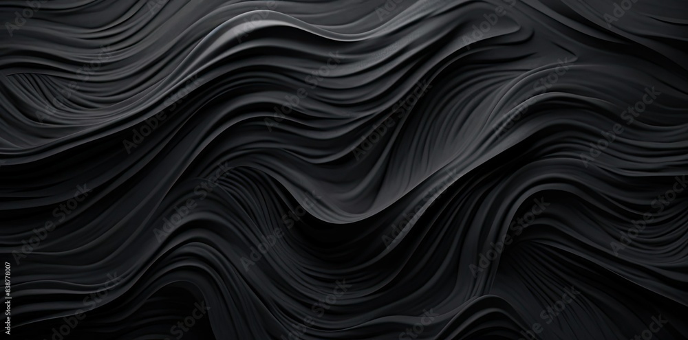 textured black background with a lot of wavy lines textured black background with a lot of wavy lines