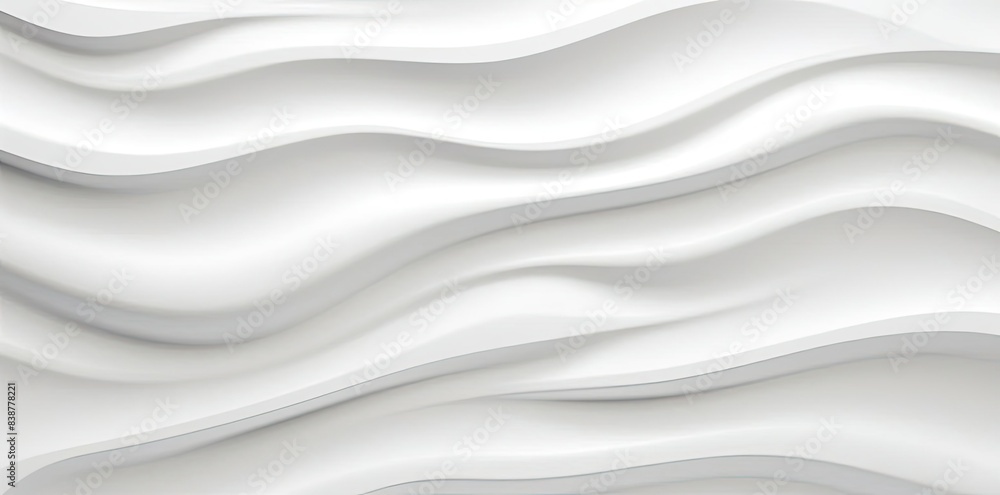 texture white waves on a isolated background