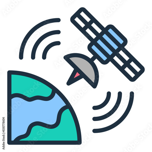 Remote Sensing Icon