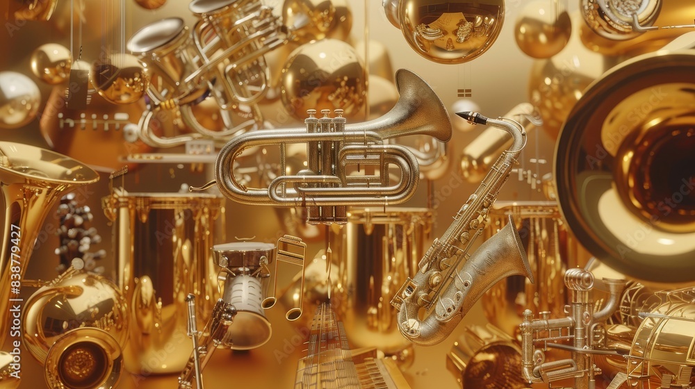 Various musical instruments