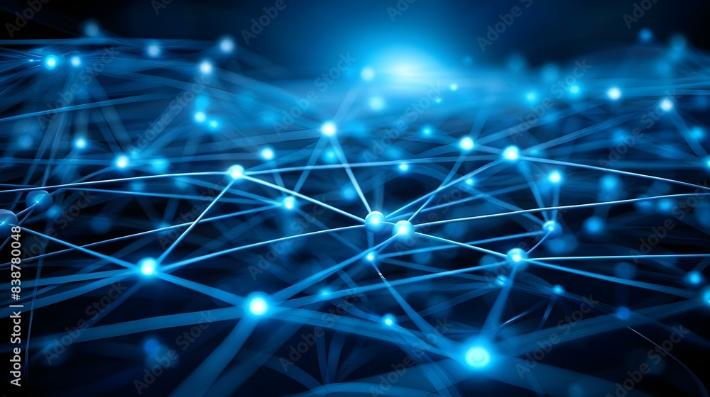 Technology Network Background Technology Network Background