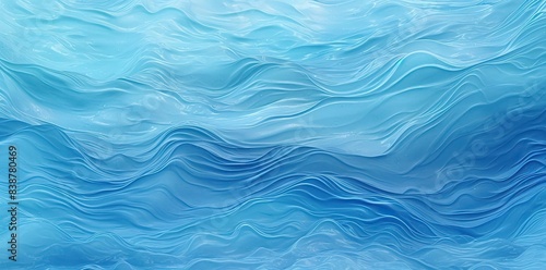 texture blue waves on a blue background