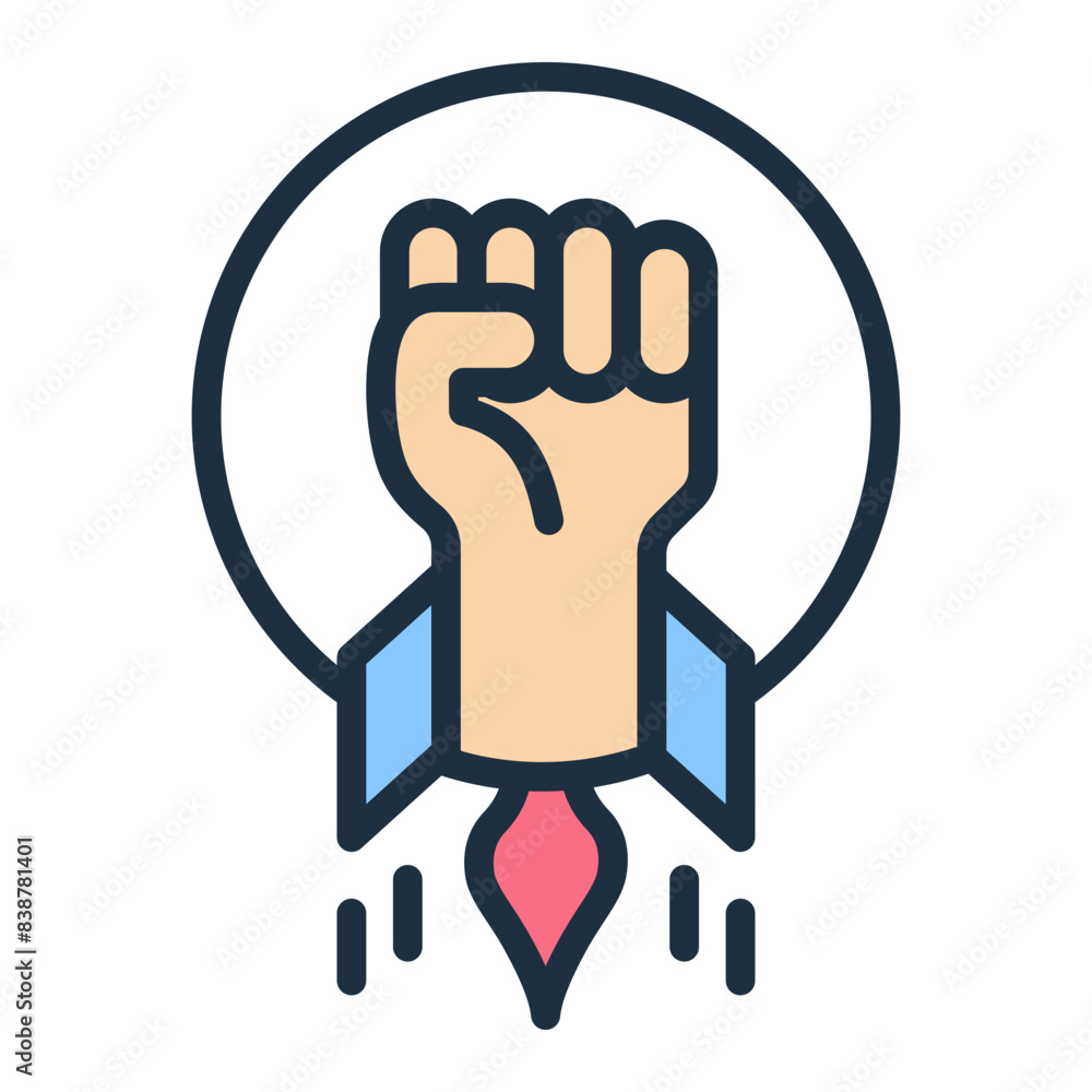 Obraz premium Revolution Icon