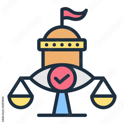 Government Transparency Icon