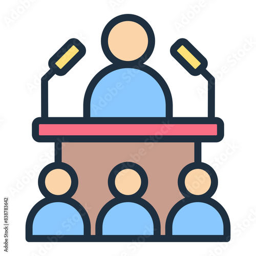 Public Speaking Icon