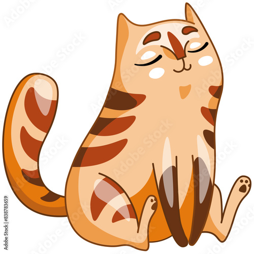 Satisfied cat