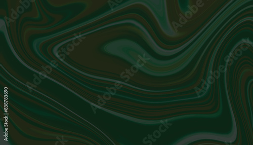 Modern liquid background. Abstract background with waves. Green abstract background. 