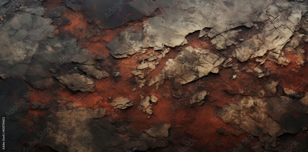 rough texture of a brown and gray rock on a brown background rough texture of a brown and gray rock on a brown background