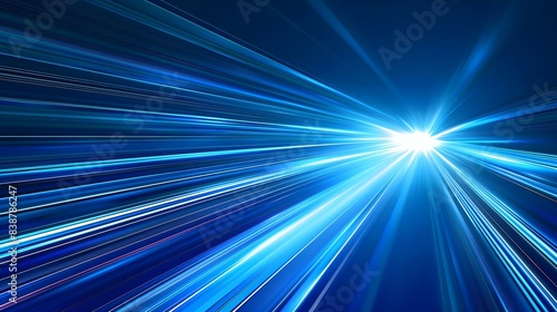 Vector abstract representation of futuristic energy technology