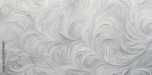 print texture of a white wall with a pattern of curved lines