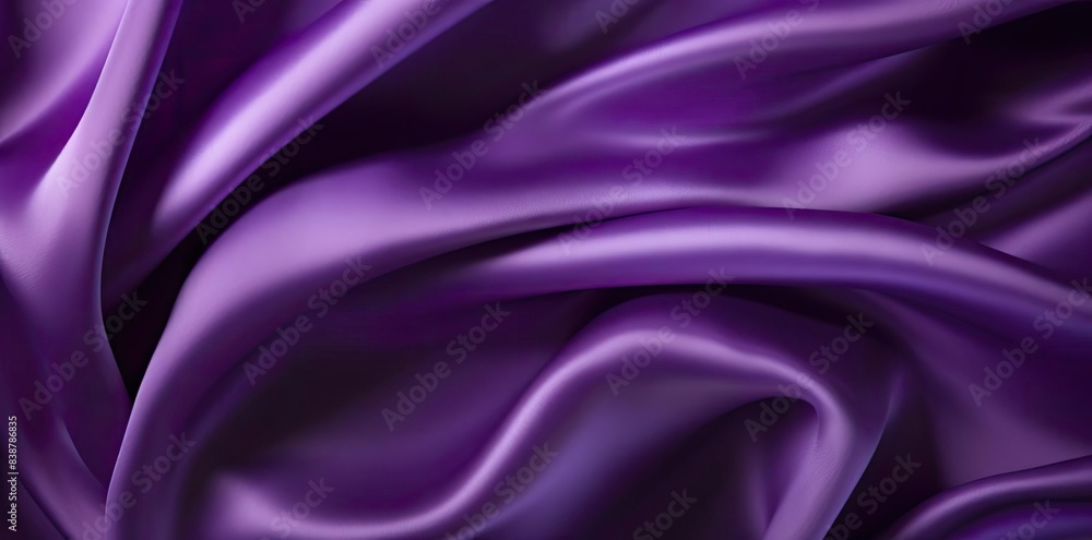 polyester fabric texture in purple color with a lot of folds polyester fabric texture in purple color with a lot of folds