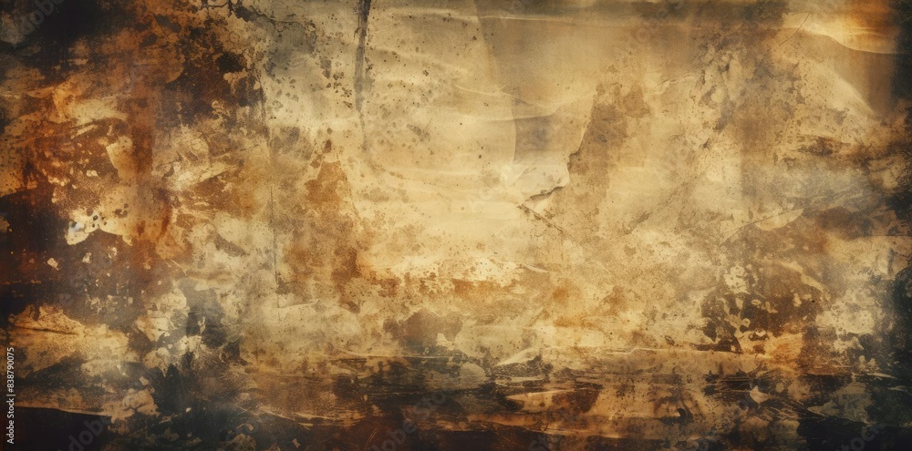 old film texture on a dirty wall, with a pair of glasses and a pair of headphones on a wooden table old film texture on a dirty wall, with a pair of glasses and a pair of headphones on a wooden table