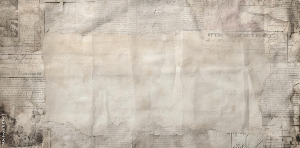 newspaper paper textured background with a pen, ruler, and glasses on a wooden table newspaper paper textured background with a pen, ruler, and glasses on a wooden table