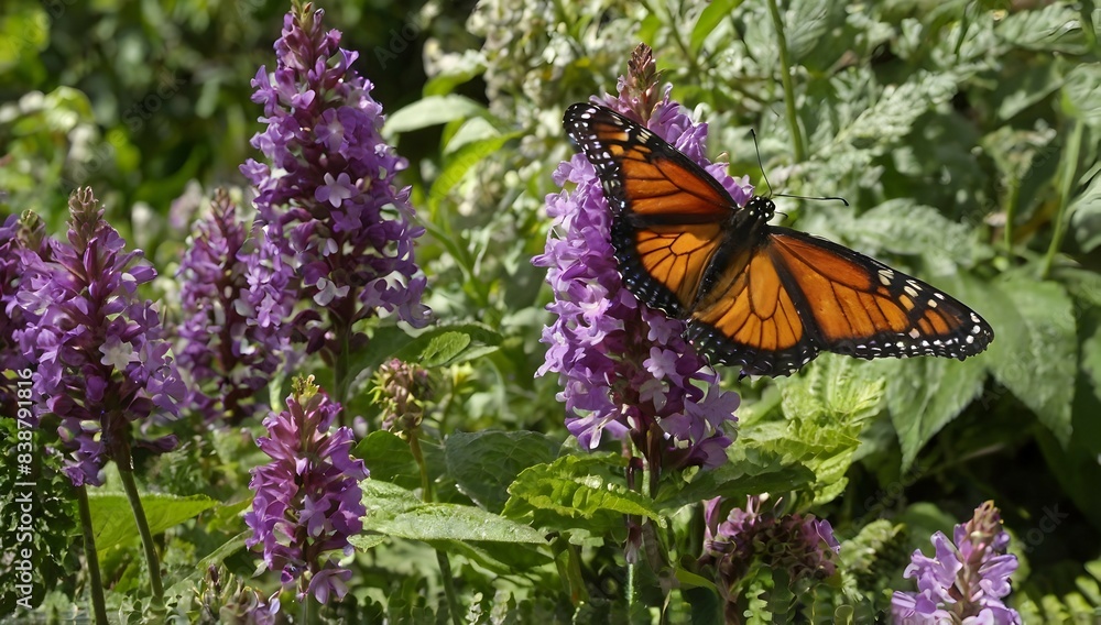 Au cœur d'un jardin luxuriant, une personne est assise en méditation, entourée de plantes aux couleurs vives et de papillons virevoltants. Des cascades douces murmurent des mélodies apaisantes. L'air Au cœur d'un jardin luxuriant, une personne est assise en méditation, entourée de plantes aux couleurs vives et de papillons virevoltants. Des cascades douces murmurent des mélodies apaisantes. L'air