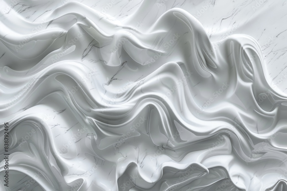 Fototapeta premium Wave Patterned Wall