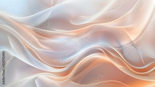 Abstract background with smooth shapes