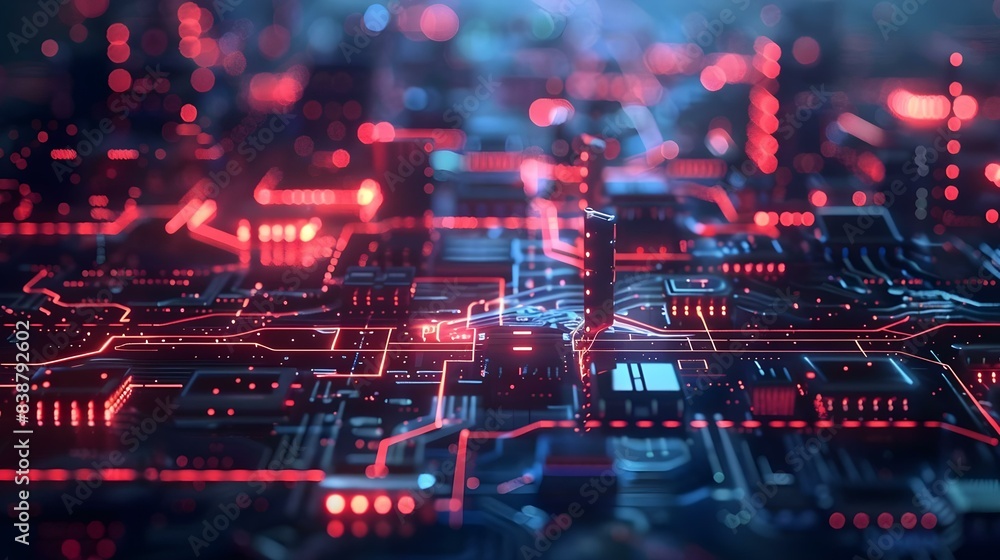 Abstract tech background Abstract tech background