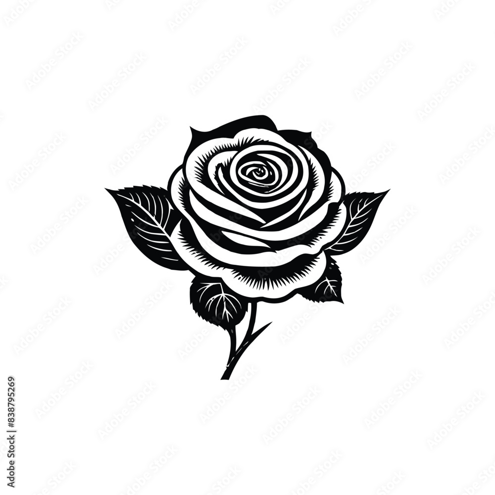 Obraz premium Vector Silhouetted White Background