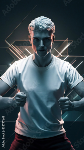 White tshirt for mockup purposes