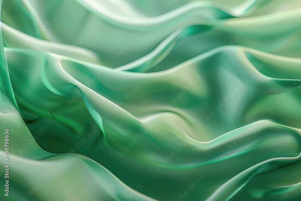 Green fabric texture Green fabric texture