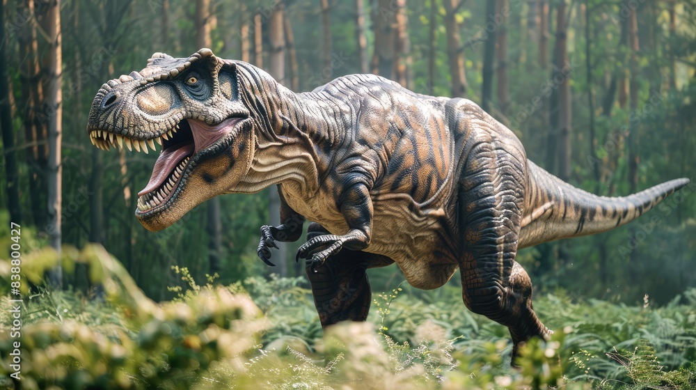 Tyrannosaurus Rex in Lush Forest Tyrannosaurus Rex in Lush Forest