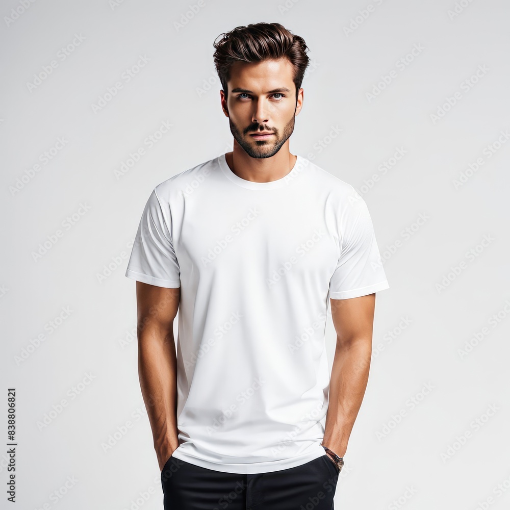white t-shirt mockup isolated white background white t-shirt mockup isolated white background