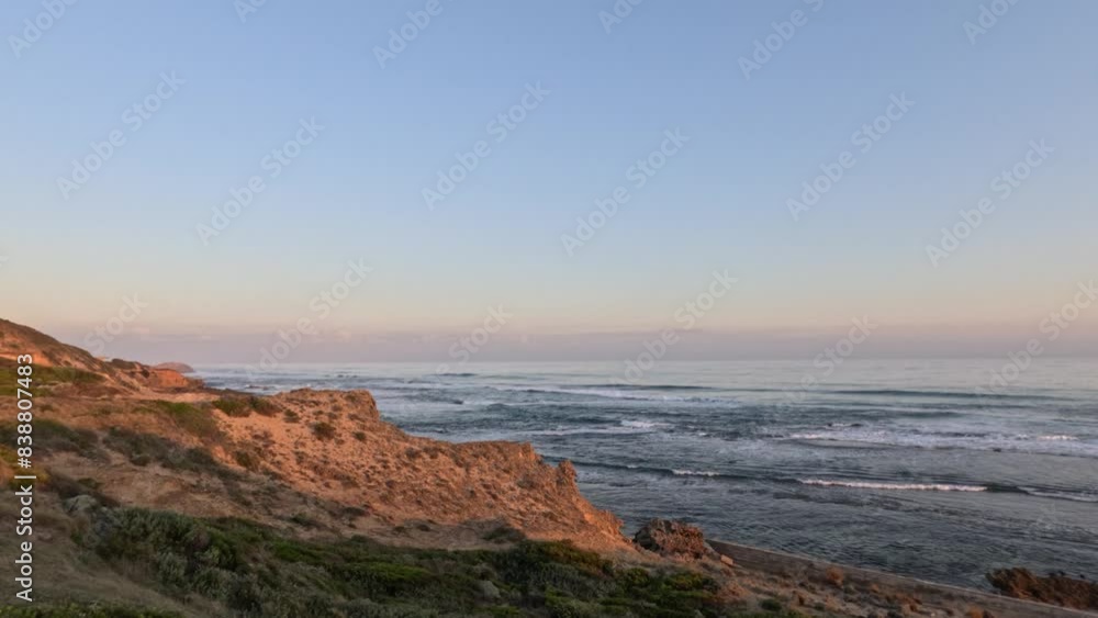 Sunset Over Rocky Melbourne Coastline Sunset Over Rocky Melbourne Coastline