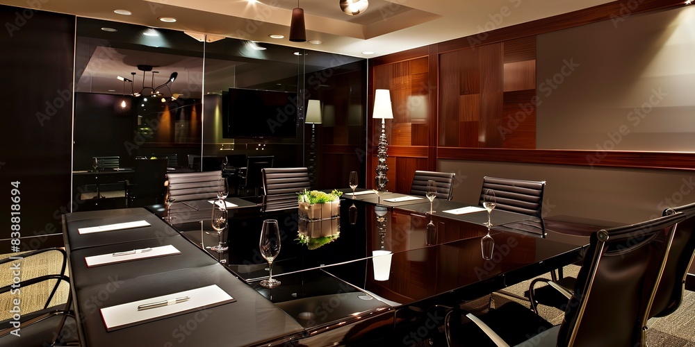 Executive Meeting Suites: Luxurious spaces reserved for high-level meetings or VIP events. Executive Meeting Suites: Luxurious spaces reserved for high-level meetings or VIP events.