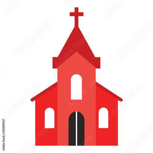 church logo vector art illustration
