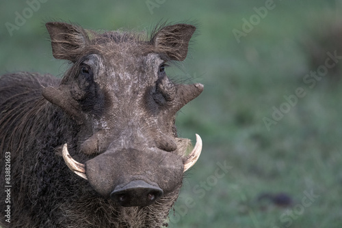 Portrait of a warthog