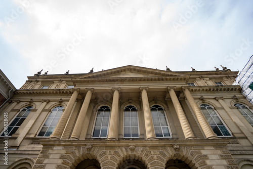 Exterior view of Osgoode Hall building. Osgoode Hall is a landmark building in downtown Toronto. photo