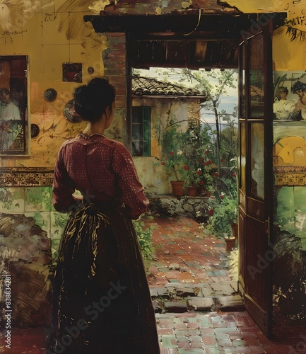 A Spanish Girl by an Italian Painter © Adobe Contributor