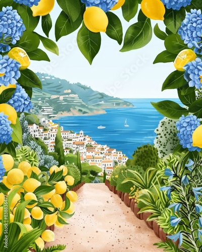beautiful Mediterranean coa...