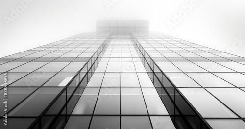 Modern glass building perfe...
