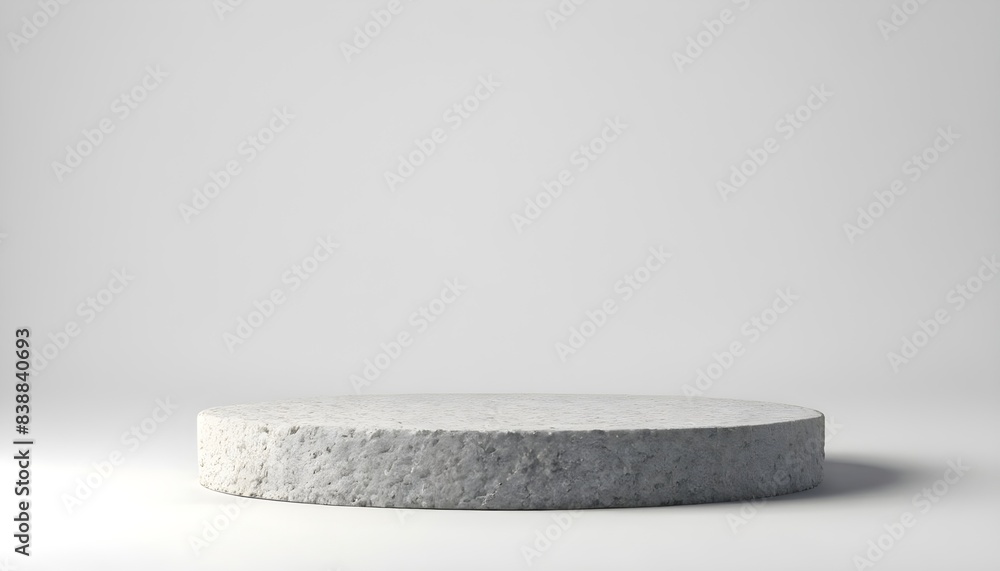 Stone Rock Podium Isolated on white background Stone Rock Podium Isolated on white background