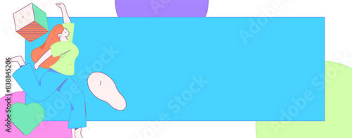 People exercising healthy running vector internet operation illustration
