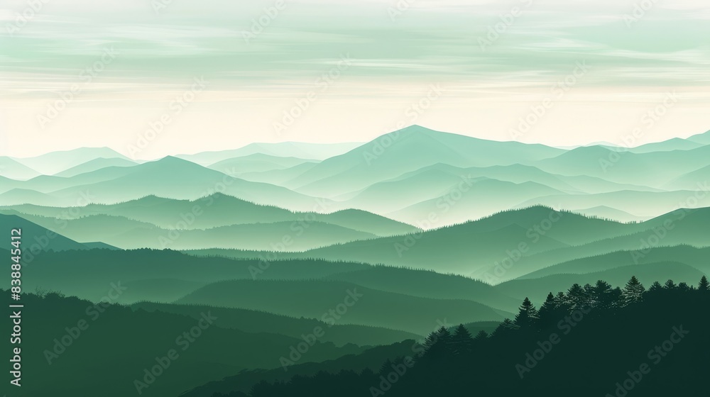Fototapeta premium 山の背景