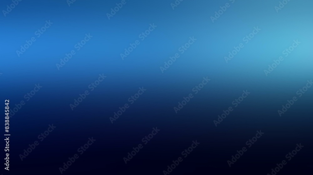 Fototapeta premium Navy blue to midnight blue gradient background, smooth transition, deep hues,Blurred Gradient