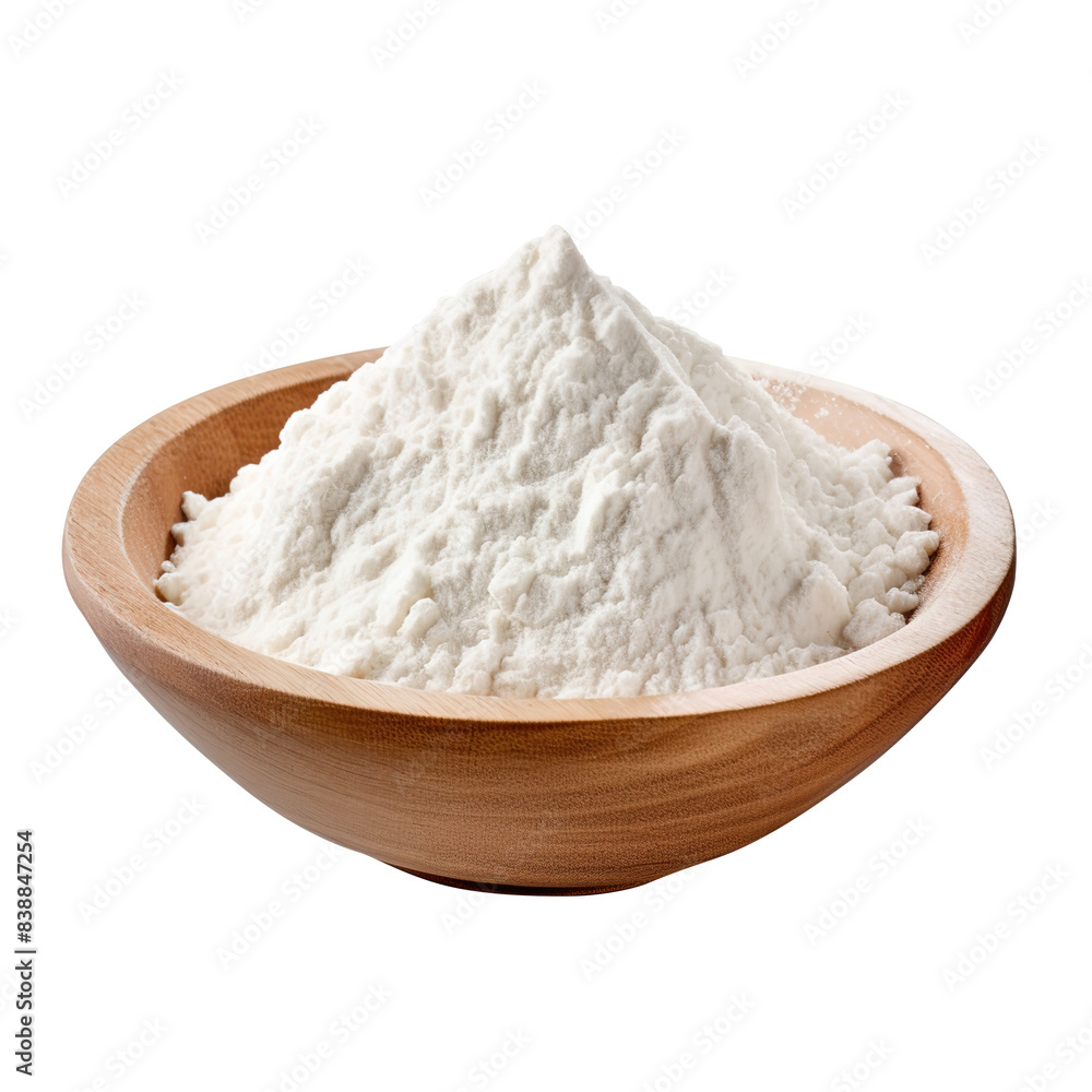 flour in a bowl, isolated on transparent background Remove png, Clipping Path, pen tool flour in a bowl, isolated on transparent background Remove png, Clipping Path, pen tool