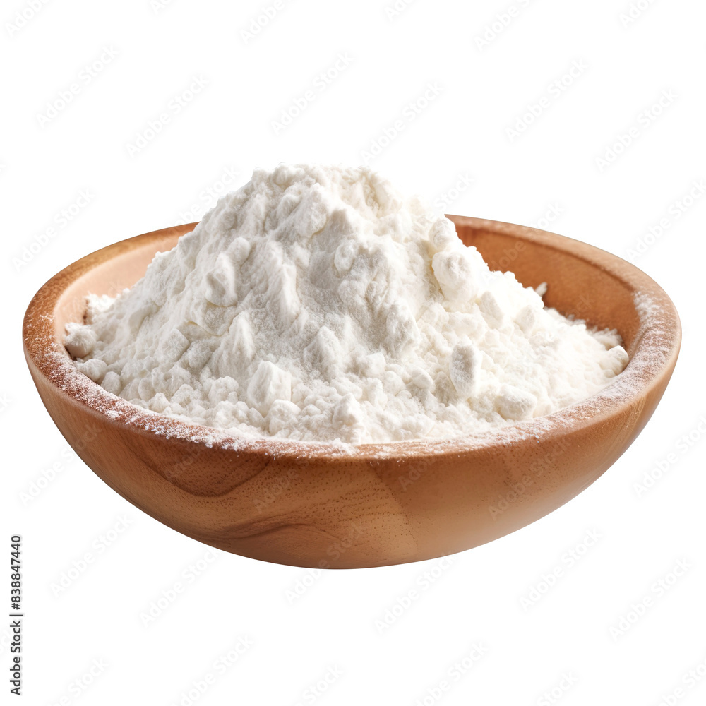 Rice flour, isolated on transparent background Remove png, Clipping Path, pen tool Rice flour, isolated on transparent background Remove png, Clipping Path, pen tool