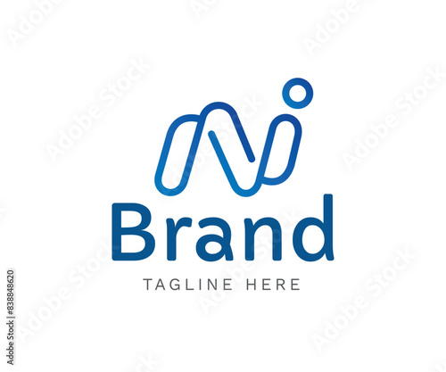 Letter N logo icon design template elements. Usable for Business and Technology Logos.

