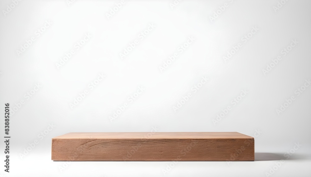 Wooden podium isolated on white background Wooden podium isolated on white background