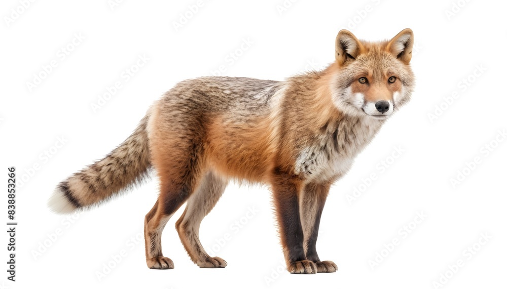 Fox isolated on white background Fox isolated on white background