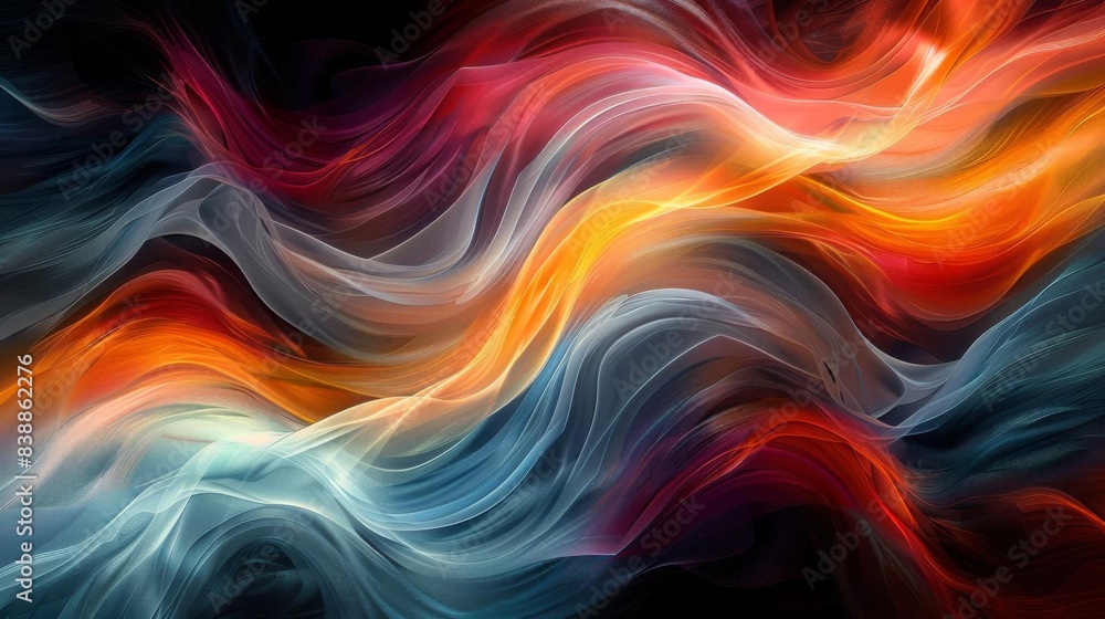 Vibrant flowing colorful abstract background with dynamic waves and rich gradients. Perfect for creative design projects and artistic inspiration. Vibrant flowing colorful abstract background with dynamic waves and rich gradients. Perfect for creative design projects and artistic inspiration.