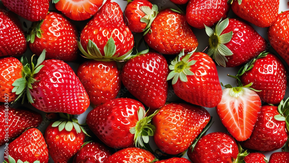 resh pile strawberry background resh pile strawberry background