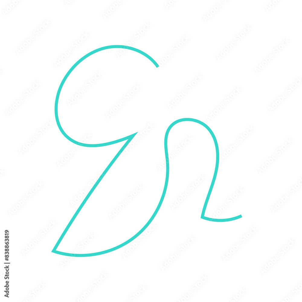 Abstract squiggly lines vector Abstract squiggly lines vector