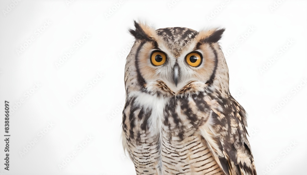 Owl isolated on white background Owl isolated on white background