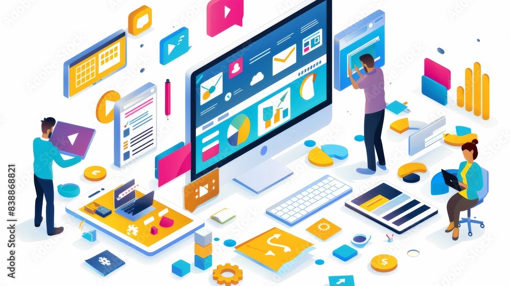 Graphic Designers Using Software Graphic Designers Using Software